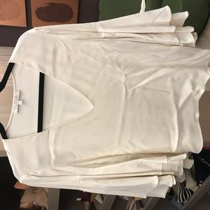 White Bell Sleeved Blouse